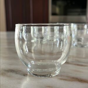 10 Clear Glass Votive Candle Holder Set